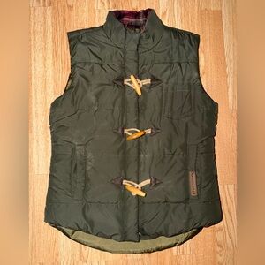 Legendary Whitetails Green Vest with Toggle Closures